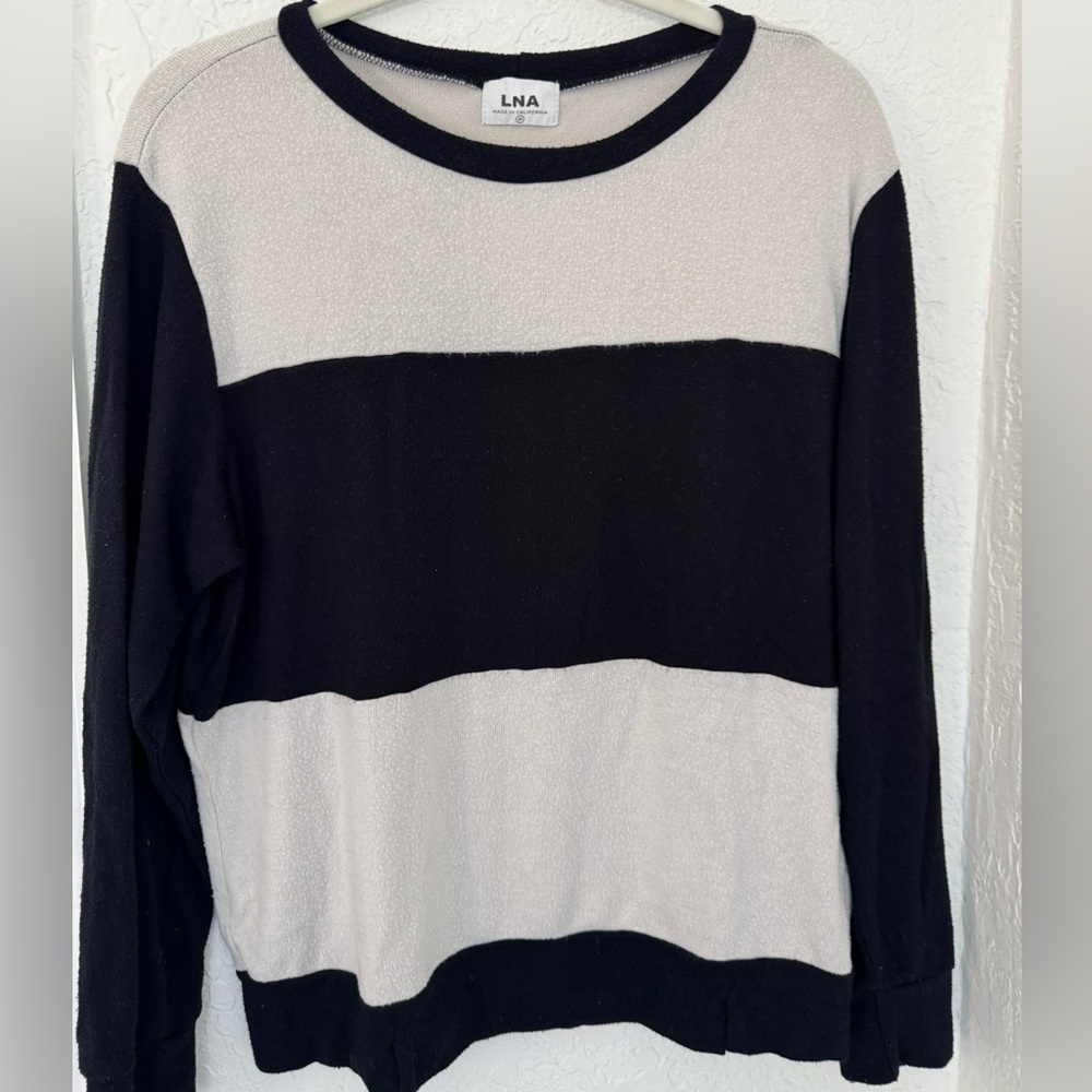 LNA Black and White Women's Sweater